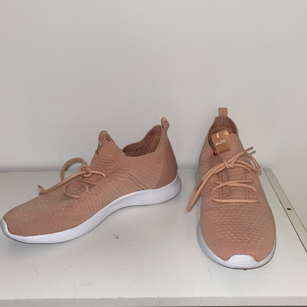 Light pink sneakers